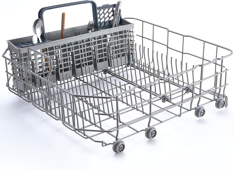 Sunniswi DD82-01387A Dishwasher Cutlery Basket (9.5"H x 18"W x 3.4"D) Rack Replacement -fit for Samsung Dishwasher Replacement Parts - Image 3